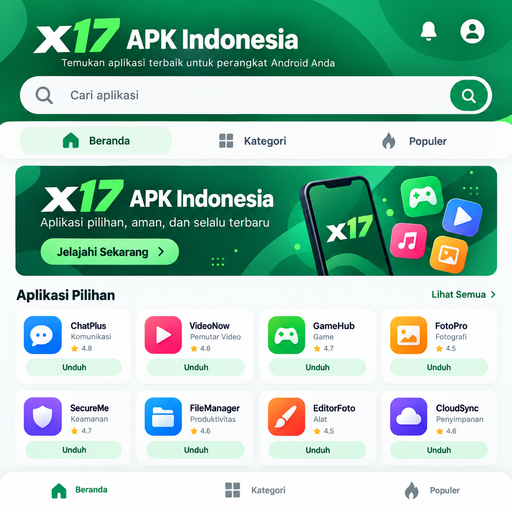 x17 APK di Ponsel Android - Langkah Instalasi Setelah Download Selesai